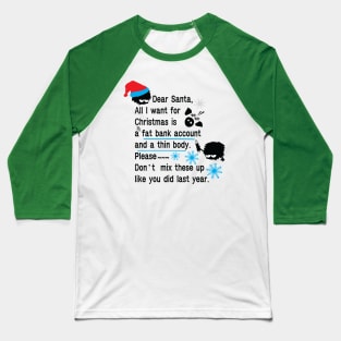 Funny New Year resolutions Baseball T-Shirt